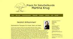 Desktop Screenshot of martina-krug.de